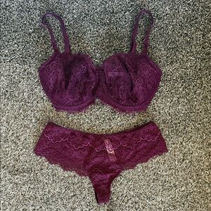 Victoria’s Secret Dream Angels Bra and Panty Set - 36DDD / M